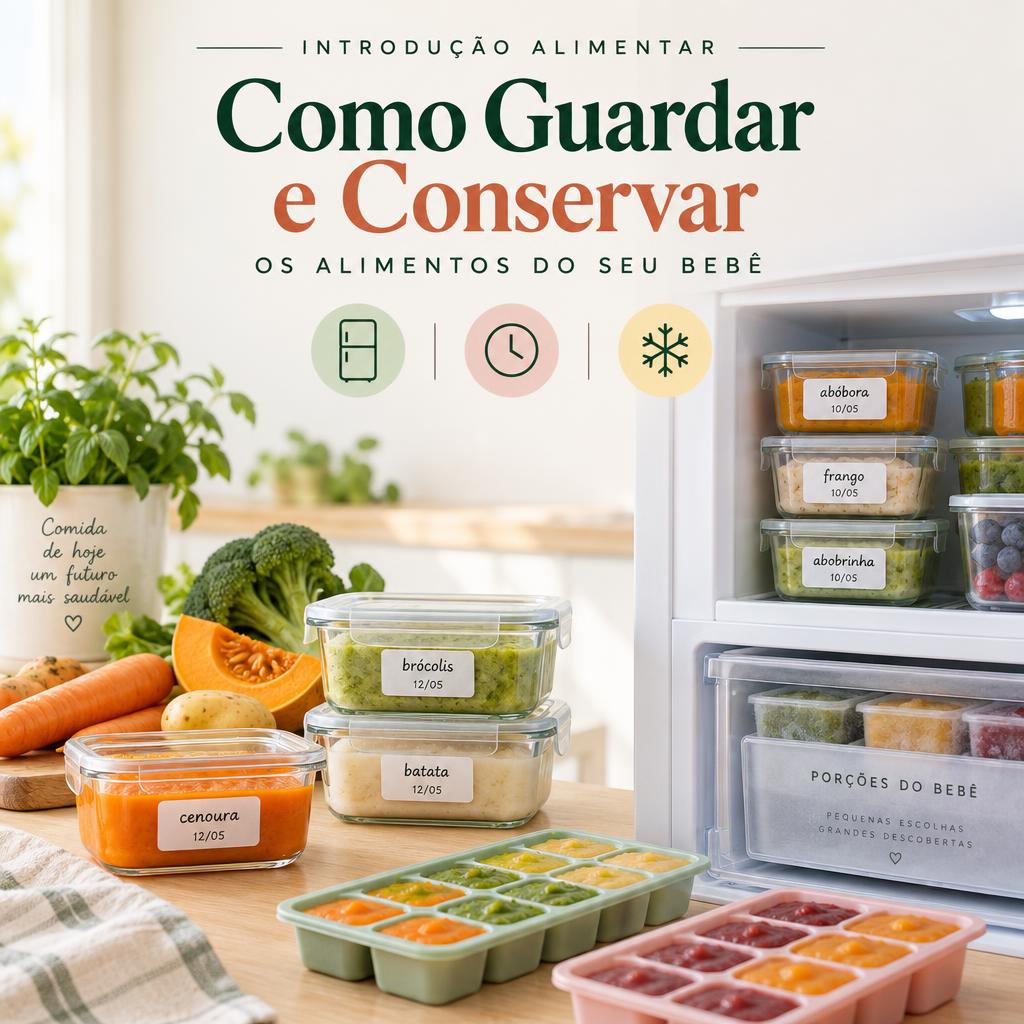 Como guardar e conservar os alimentos